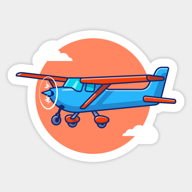 Vintage Plane (2) Sticker by Catalyst Labs